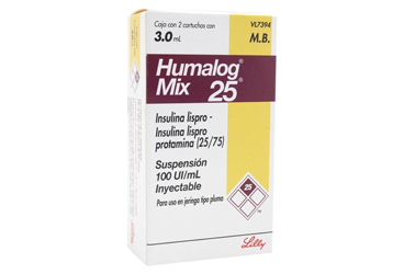 HUMALOG MIX 25  100 IU/ML 3ML x5 KARTUS
